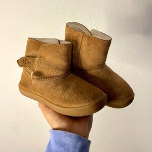 UGG Toddler Kids Girls Sz 11 Keelan Winter Boots Brown Suede